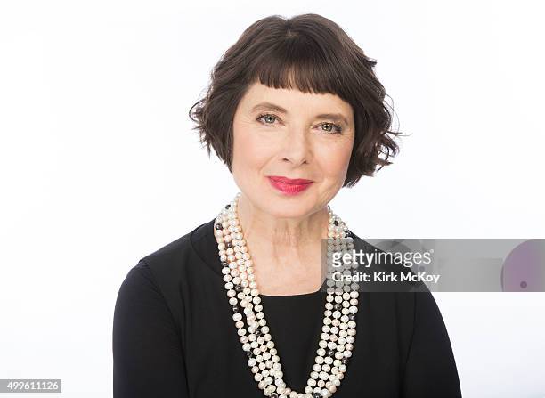 Actress Isabella Rossellini is photographed for Los Angeles Times on November 13, 2015 in Los Angeles, California. PUBLISHED IMAGE. CREDIT MUST READ:...