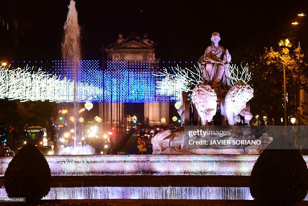 SPAIN-CHRISTMAS-LIGHTS