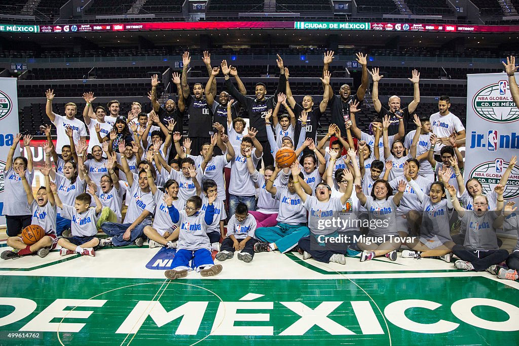 Boston Celtics NBA Cares Clinic in Mexico City