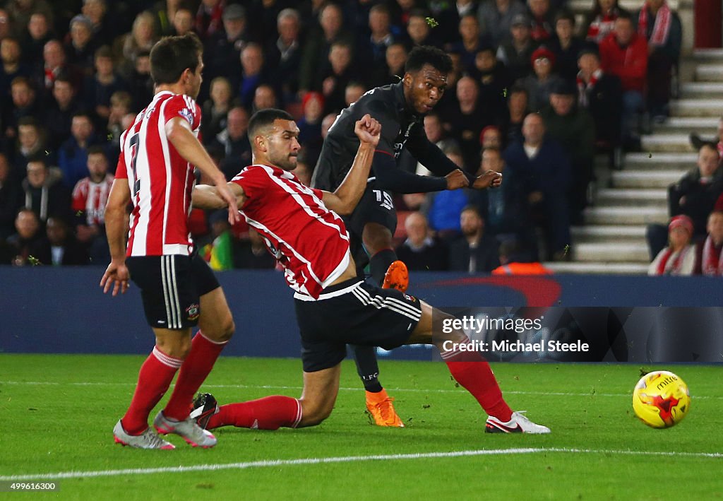 Southampton v Liverpool - Capital One Cup Quarter Final