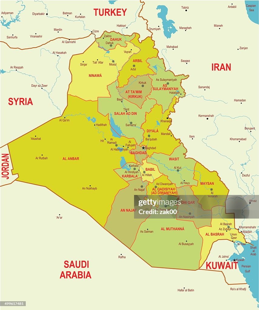 Map Of Iraq