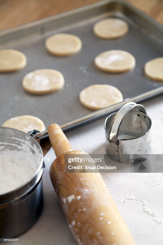 Making cookies