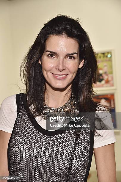 Actress Angie Harmon attends the Art Basel Miami Beach - VIP Preview at the Miami Beach Convention Center on December 2, 2015 in Miami Beach, Florida.