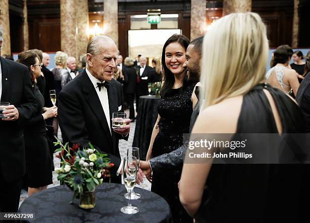 Prince Philip, Duke of Edinburgh attends a drinks reception prior to a special screening of David Attenborough's new series on the Great Barrier Reef...