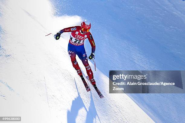 Marco Sullivan of the USA competes during the Audi FIS Alpine Ski World Cup MenÕs Downhill Training on December 02, 2015 in Beaver Creek, Colorado.