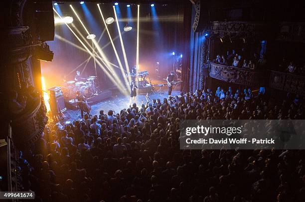 General View from Marina Kaye Show at Le Trianon on December 2, 2015 in Paris, France.