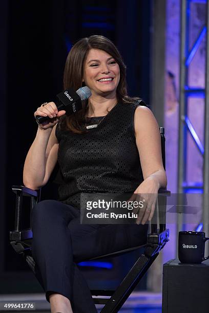 Gail Simmons speaks at AOL BUILD Presents: Gail Simmons, "Top Chef" at AOL Studios In New York on December 2, 2015 in New York City.