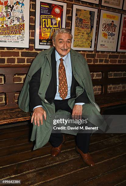 Cast member Bruce Montague attends the press night after party for "Funny Girl" at the Menier Chocolate Factory on December 2, 2015 in London,...