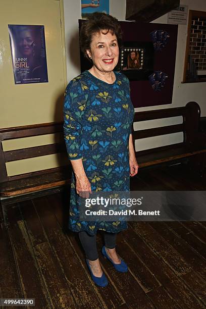 Cast member Marilyn Cutts attends the press night after party for "Funny Girl" at the Menier Chocolate Factory on December 2, 2015 in London, England.
