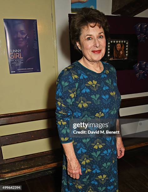 Cast member Marilyn Cutts attends the press night after party for "Funny Girl" at the Menier Chocolate Factory on December 2, 2015 in London, England.