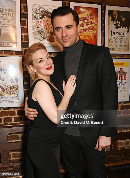 Cast members Sheridan Smith and Darius Campbell attend the press night after party for "Funny Girl" at the Menier Chocolate Factory on December 2,...