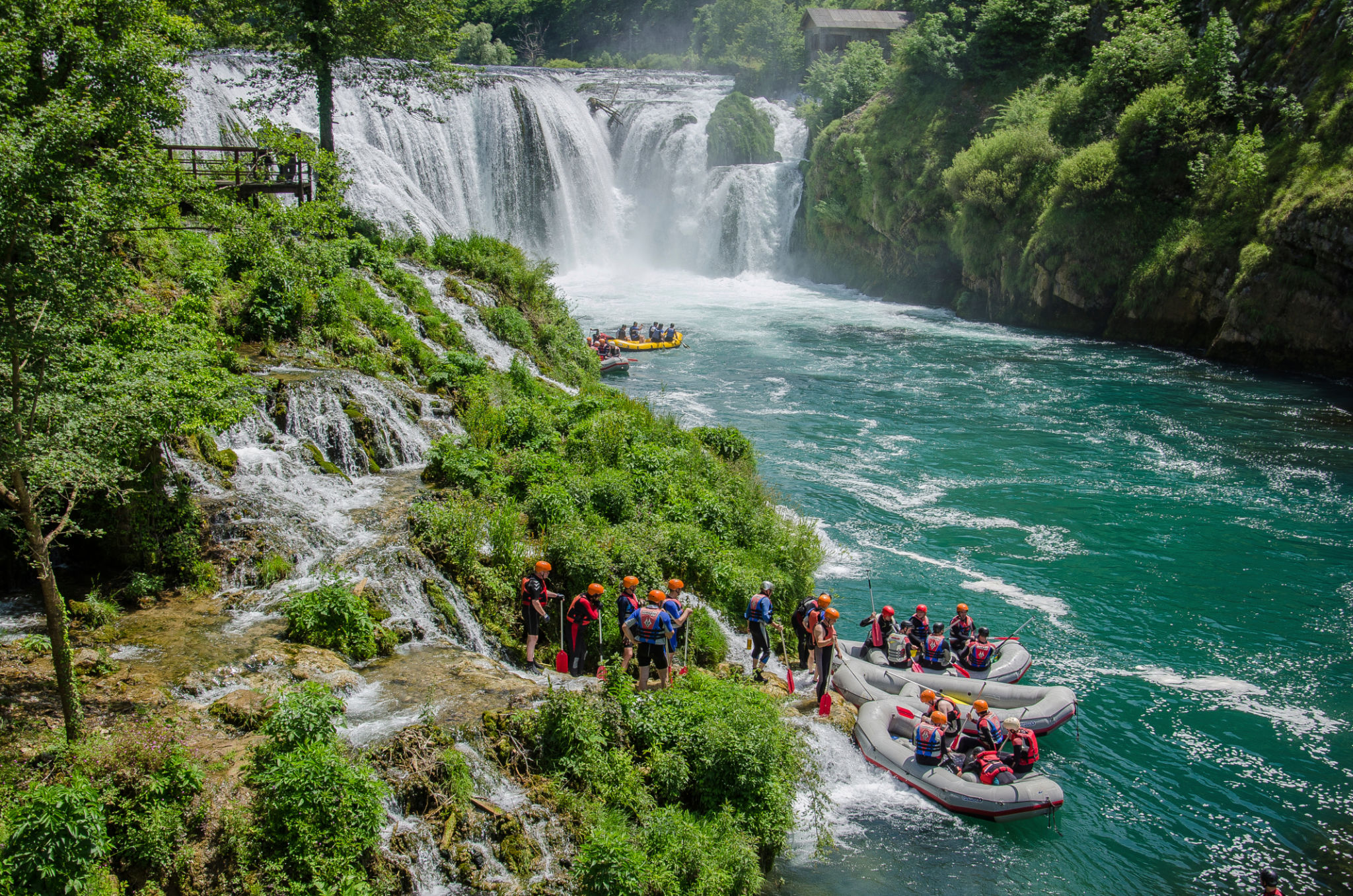 bosnia river rafting