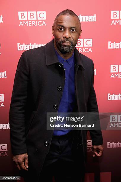 Actor Idris Elba attends the BBC America's "Luther" screening at The Django at the Roxy Hotel on December 2, 2015 in New York City.