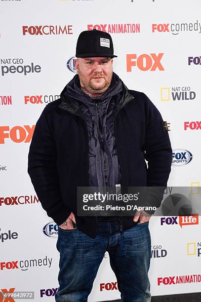 Jack La Furia attends the Fox Channels Party at Palazzo Del Ghiaccio on December 2, 2015 in Milan, Italy.