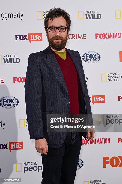 Matteo Bordone attends the Fox Channels Party at Palazzo Del Ghiaccio on December 2, 2015 in Milan, Italy.
