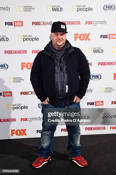 Jack La Furia attends the Fox Channels Party at Palazzo Del Ghiaccio on December 2, 2015 in Milan, Italy.