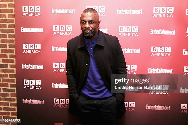 Actor Idris Elba attends the BBC America's "Luther" screening at The Django at the Roxy Hotel on December 2, 2015 in New York City.