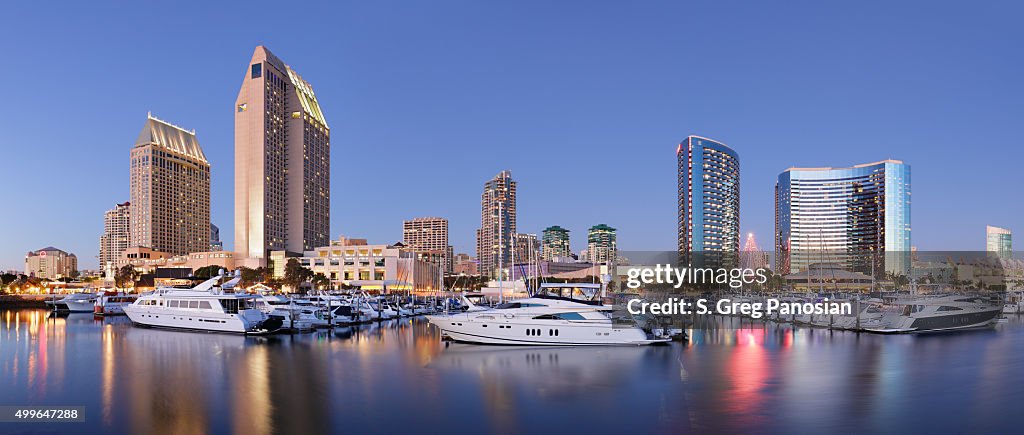 Skyscrapers and Marina - San Diego