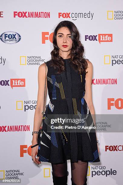 Eleonora Branca attends the Fox Channels Party at Palazzo Del Ghiaccio on December 2, 2015 in Milan, Italy.