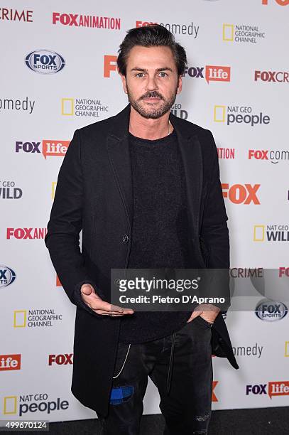 Tommy V attends the Fox Channels Party at Palazzo Del Ghiaccio on December 2, 2015 in Milan, Italy.
