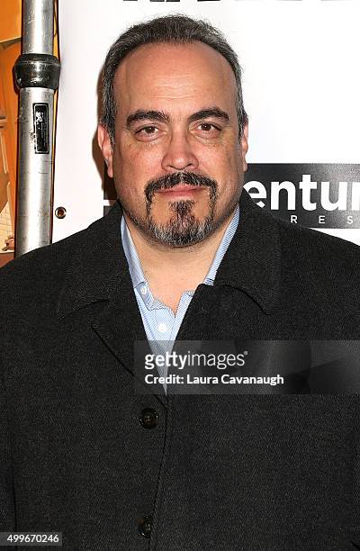 David Zayas attends "The Wannabe" New York Premiere at Crosby Street Hotel on December 2, 2015 in New York City.