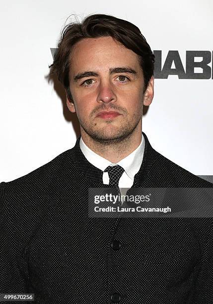 Vincent Piazza attends "The Wannabe" New York Premiere at Crosby Street Hotel on December 2, 2015 in New York City.