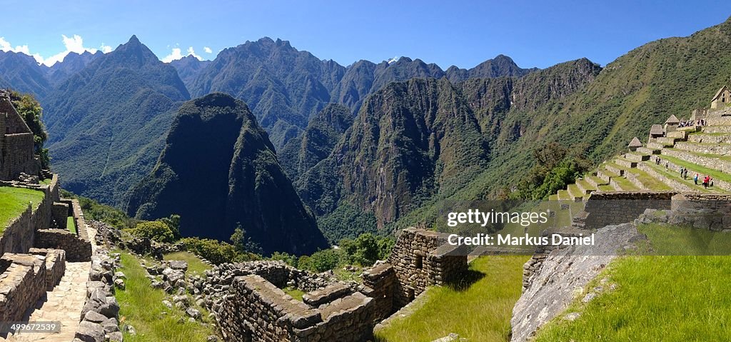 Panorama of Machu Picchu, Peru