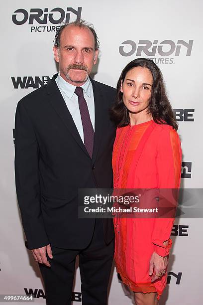 Writer/Actor/Director Nick Sandow and Tamara Malkin-Stuart attend "The Wannabe" New York premiere at Crosby Street Hotel on December 2, 2015 in New...
