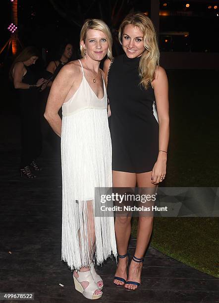 Guests attend the M.A.C Cosmetics Ellie Goulding Art Basel Performance At The Miami Beach Editionl on December 2, 2015 in Miami, Florida.