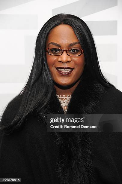 Mya Taylor attends "Tangerine" New York Special Screening at MoMA Titus One on December 2, 2015 in New York City.