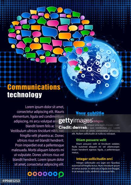 Communication Technology Graphics Design Communication Technology High-Res Vector Graphic - Getty Images