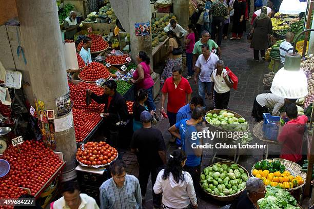 central market, port louis, mauritius - mauritius stockfoto's en -beelden