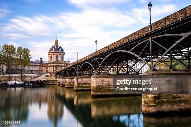 pont des arts - saint germain stock pictures, royalty-free photos & images