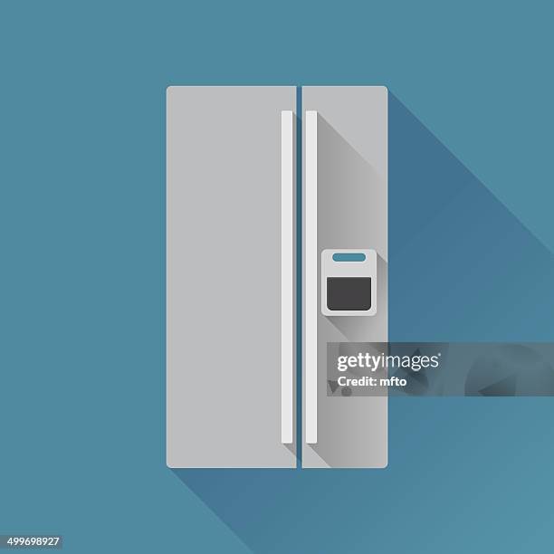 refrigerator - freezer icon stock illustrations