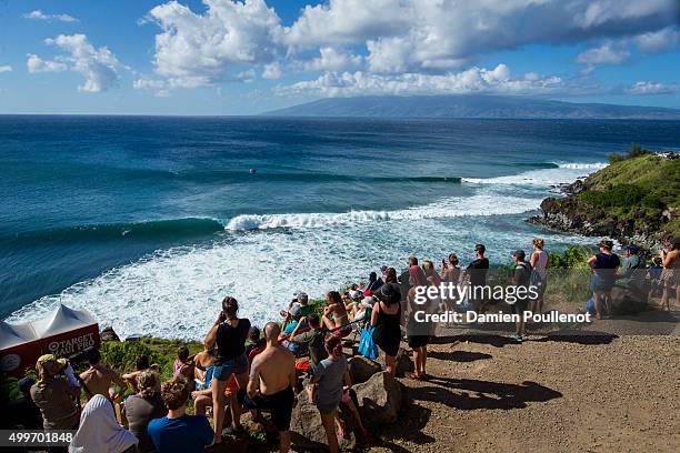 Line Up at the Target Maui Pro on November 29, 2015 in Kapalua, Hawaii.