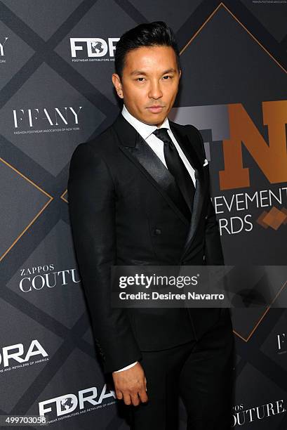 Fashion designer and Icon Award for Social Impact, Prabal Gurung attends the 29th FN Achievement Awards at IAC Headquarters on December 2, 2015 in...