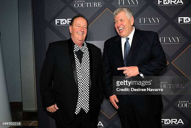 Of Events and Promotions at Vans, Steve Van Doren and President of Journeys, Jim Estepa attend the 29th FN Achievement Awards at IAC Headquarters on...