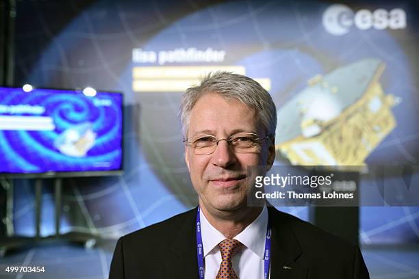 Director of Human Spaceflights and Operations of European Space Agency Thomas Reiter at the European Space Agency during the launch of the LISA...