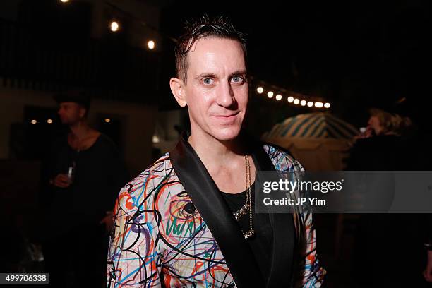 Designer Jeremy Scott attends the Jeremy Scott Art Basel Party at The Hall on December 2, 2015 in Miami Beach, Florida.