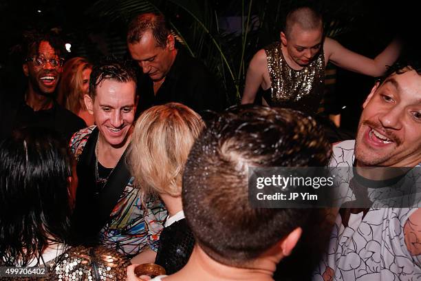 Designer Jeremy Scott attends the Jeremy Scott Art Basel Party at The Hall on December 2, 2015 in Miami Beach, Florida.