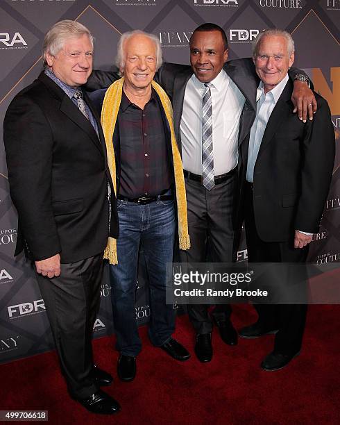 Ron Fromm,Robert Greenberg Sugar Ray Leonard and David Weinberg attend the 29th FN Achievement Awards at IAC Headquarters on December 2, 2015 in New...