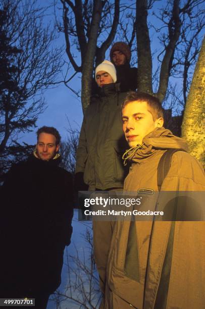 Sigur Ros, group portrait, Reykjavik, Iceland, 1997.