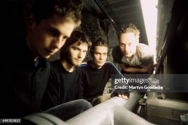 Sigur Ros, group portrait, Reykjavik, Iceland, 1997.