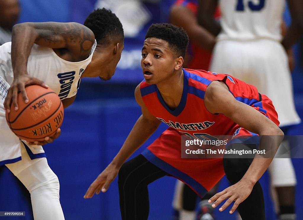 DeMatha's Markelle Fultz defends against O'Connell's Akon Adams... News