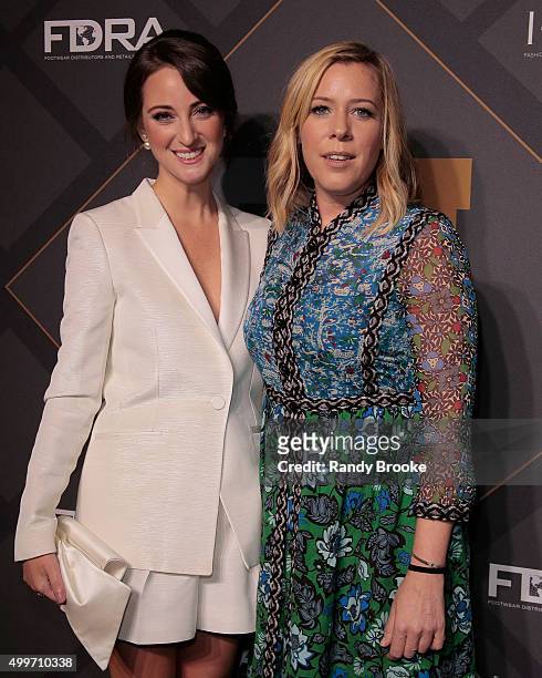 Fashion Stylist and Presenter for Marketer of the Year Micaela Erlanger and Anne Muhlethaler attend the 29th FN Achievement Awards at IAC...