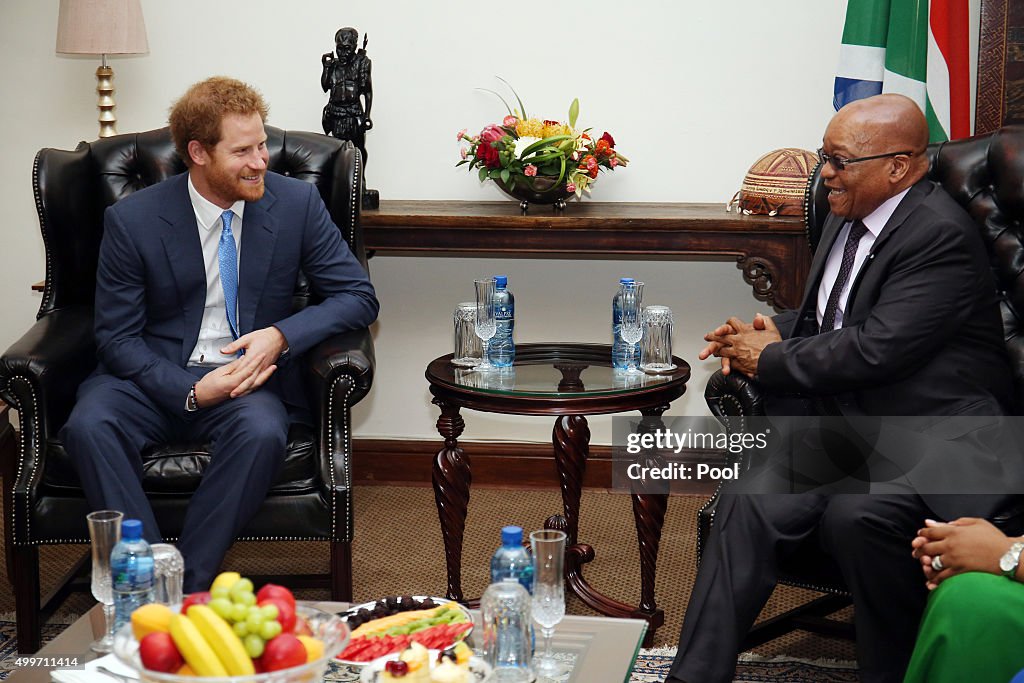 Prince Harry Visits Africa - Day 6