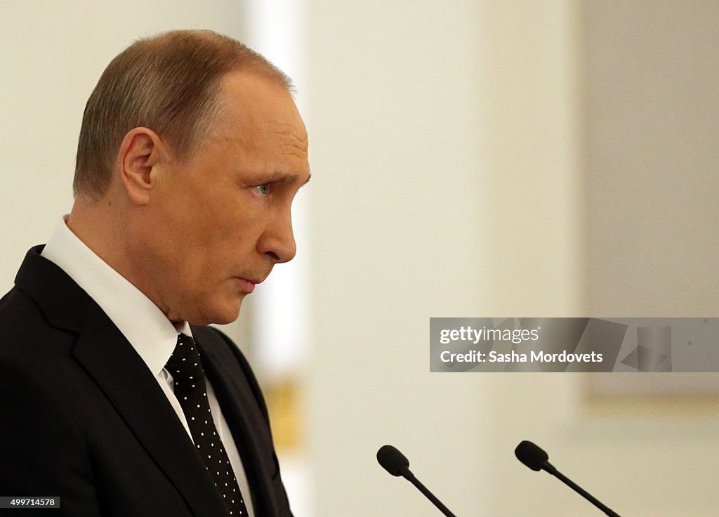 Russian President Putin Delivers Federal Assembly Speech