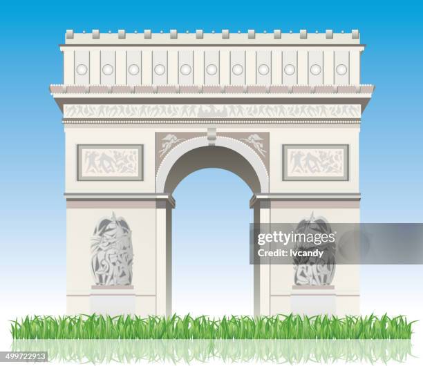 concha garcia campoy - arc de triomphe stock-grafiken, -clipart, -cartoons und -symbole