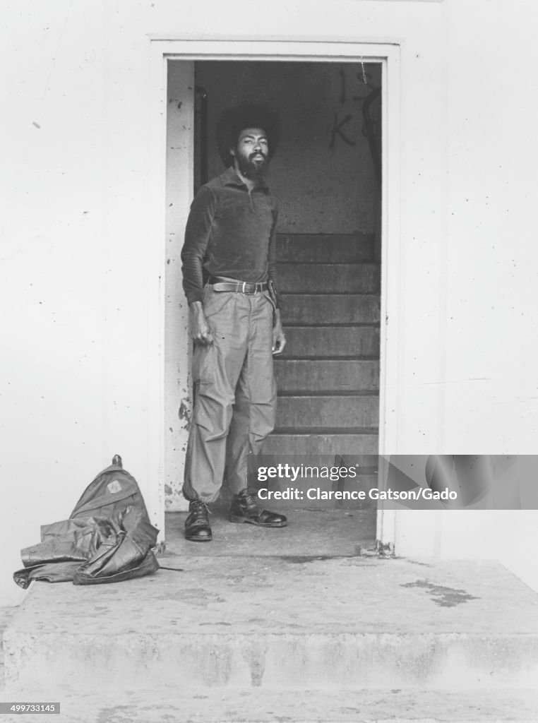 African American Man Posing