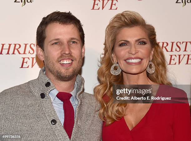 Actor Jon Heder and actress/producer Shawn King attend the premiere of "Christmas Eve" at ArcLight Hollywood on December 2, 2015 in Hollywood,...